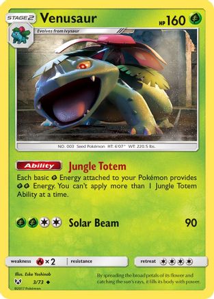 Venusaur (003/73) [Shining Legends] - Uncommon