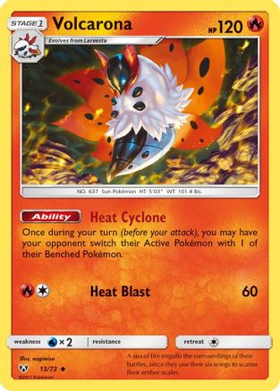 Volcarona (013/73) [Shining Legends] - Uncommon