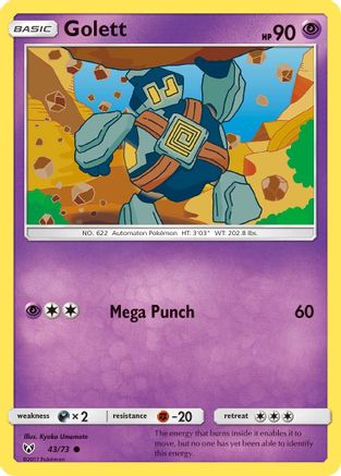 Golett (43/73) [Shining Legends] - Common