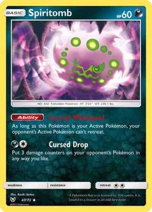 Spiritomb (47/73) [Shining Legends] Reverse Holofoil - Uncommon