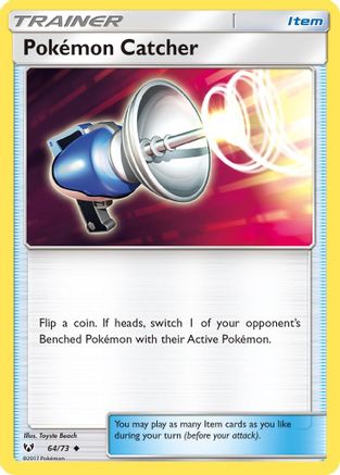 Pokemon Catcher (064/73) [Shining Legends] - Uncommon