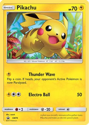 Pikachu (SM76/248) [SM Promos] Holofoil - Promo