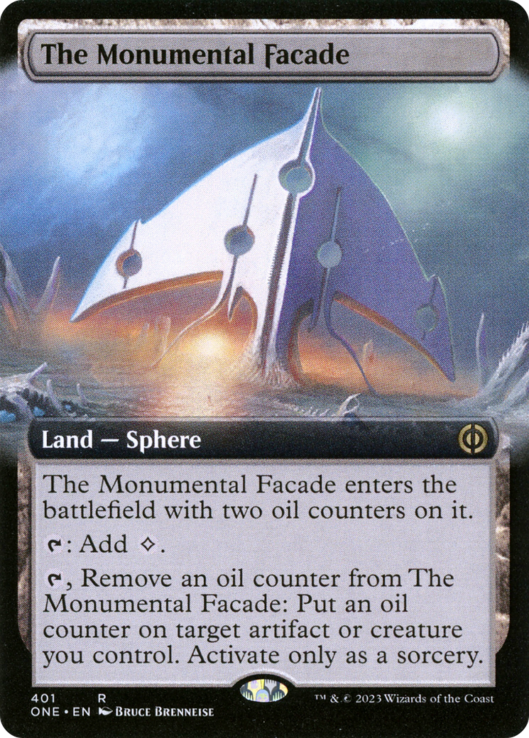 The Monumental Facade (Extended Art) (ONE-401) [Phyrexia: All Will Be One]