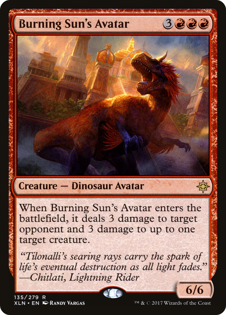 Burning Sun's Avatar (XLN-135) [Ixalan] Foil
