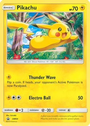 Pikachu - SM04 (Target Non-Holo) (SM04) [SM Promos] - Promo