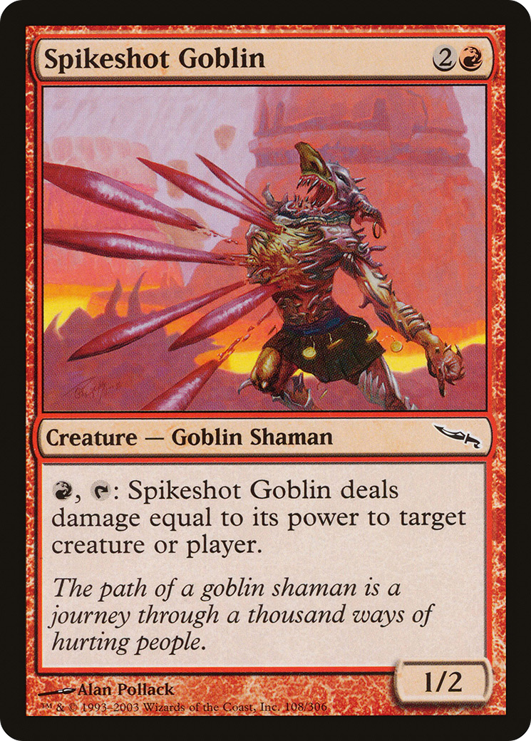 Spikeshot Goblin (MRD-108) [Mirrodin]
