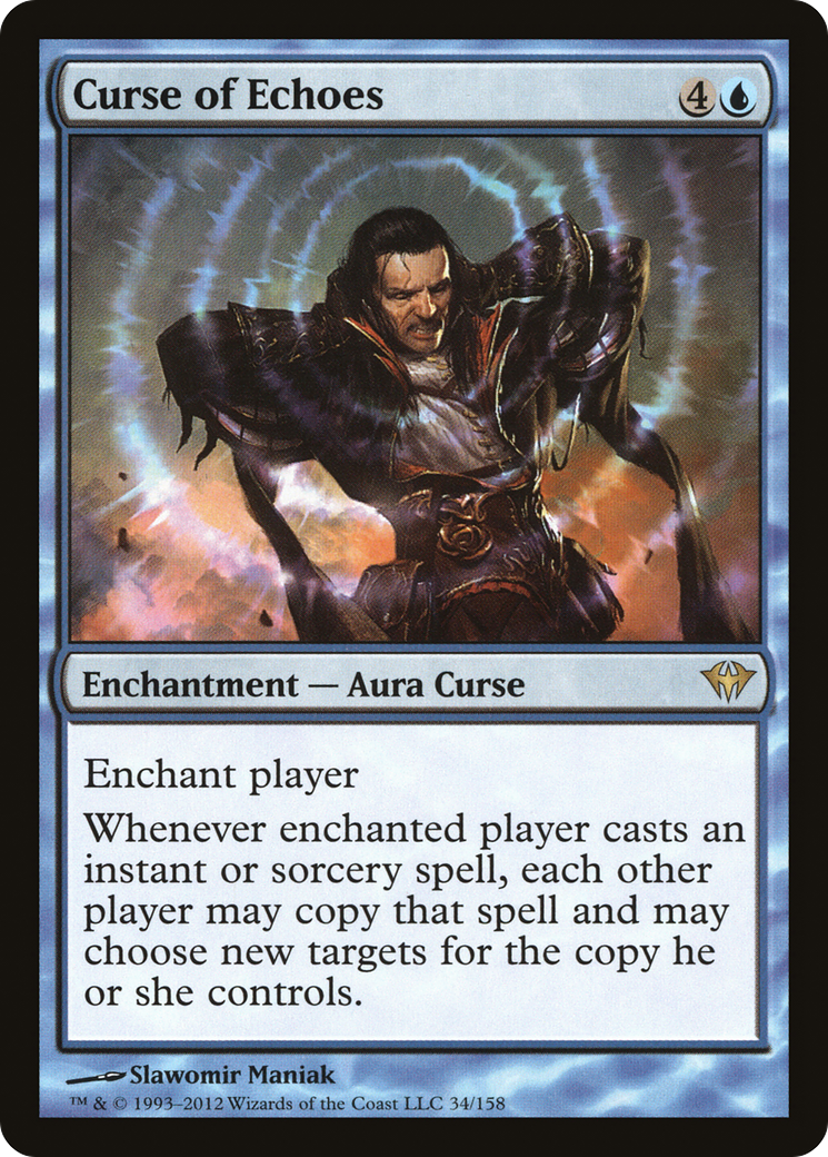 Curse of Echoes (DKA-034) [Dark Ascension] Foil