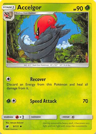 Accelgor (009/111) [SM  Crimson Invasion] - Uncommon