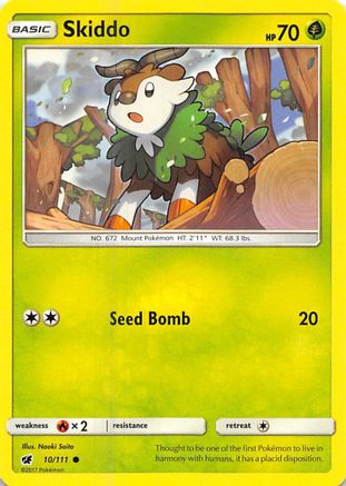 Skiddo (010/111) [SM  Crimson Invasion] - Common