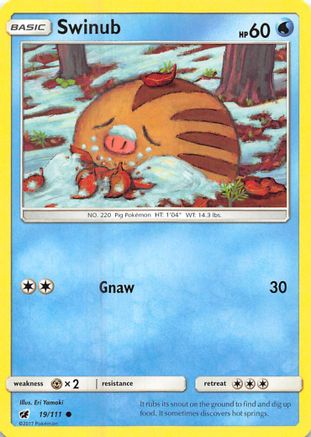 Swinub (019/111) [SM  Crimson Invasion] - Common