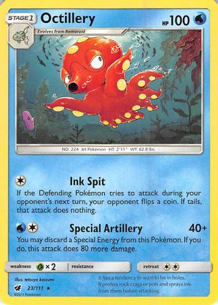 Octillery (23/111) [SM  Crimson Invasion] Reverse Holofoil - Rare