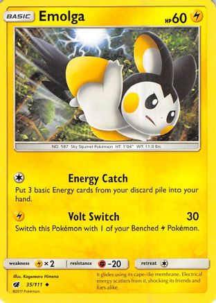 Emolga (035/111) [SM  Crimson Invasion] - Uncommon