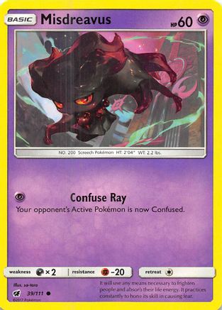 Misdreavus (039/111) [SM  Crimson Invasion] - Common