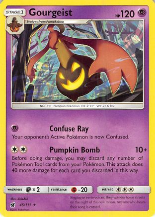 Gourgeist (45/111) [SM  Crimson Invasion] Reverse Holofoil - Rare