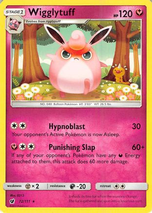 Wigglytuff (072/111) [SM  Crimson Invasion] Reverse Holofoil - Rare