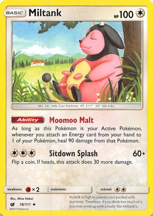 Miltank (078/111) [SM  Crimson Invasion] - Uncommon