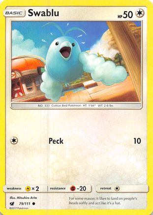 Swablu (079/111) [SM  Crimson Invasion] - Common