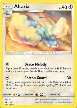 Altaria (080/111) [SM  Crimson Invasion] - Rare
