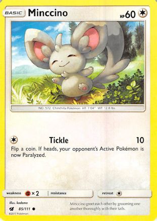 Minccino (085/111) [SM  Crimson Invasion] - Common