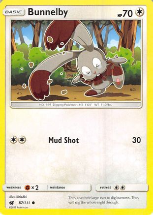 Bunnelby (087/111) [SM  Crimson Invasion] - Common