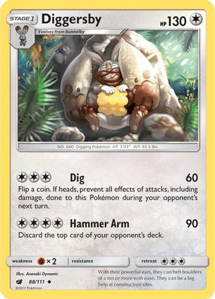 Diggersby (088/111) [SM  Crimson Invasion] - Uncommon