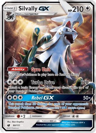 Silvally GX (090/111) [SM  Crimson Invasion] Holofoil - Ultra Rare
