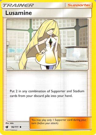 Lusamine (096/111) [SM  Crimson Invasion] - Uncommon