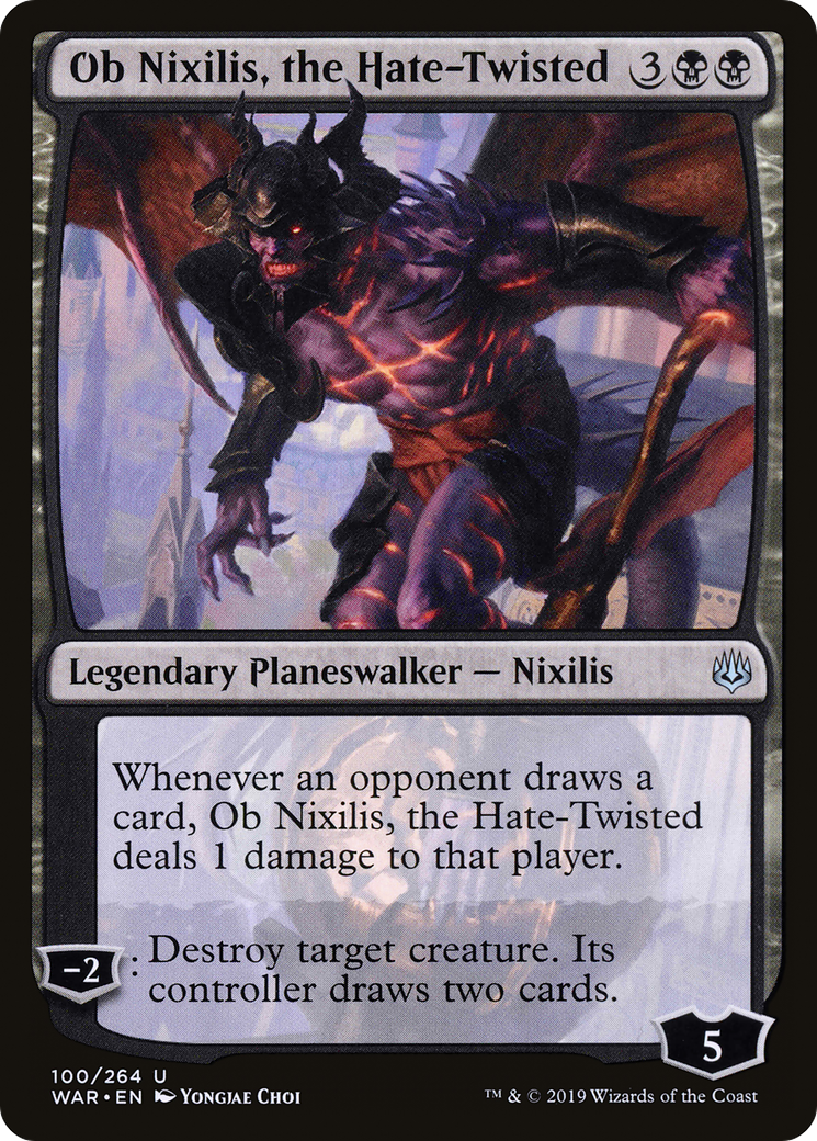 Ob Nixilis, the Hate-Twisted (WAR-100) [War of the Spark]