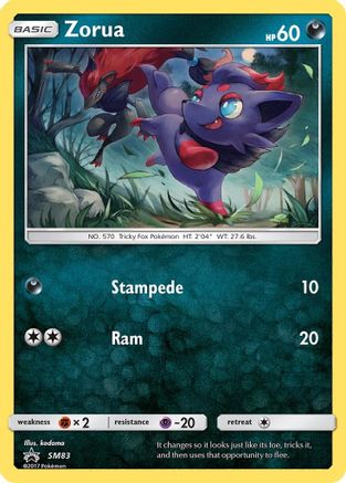 Zorua (SM83/248) [SM Promos] Holofoil - Promo