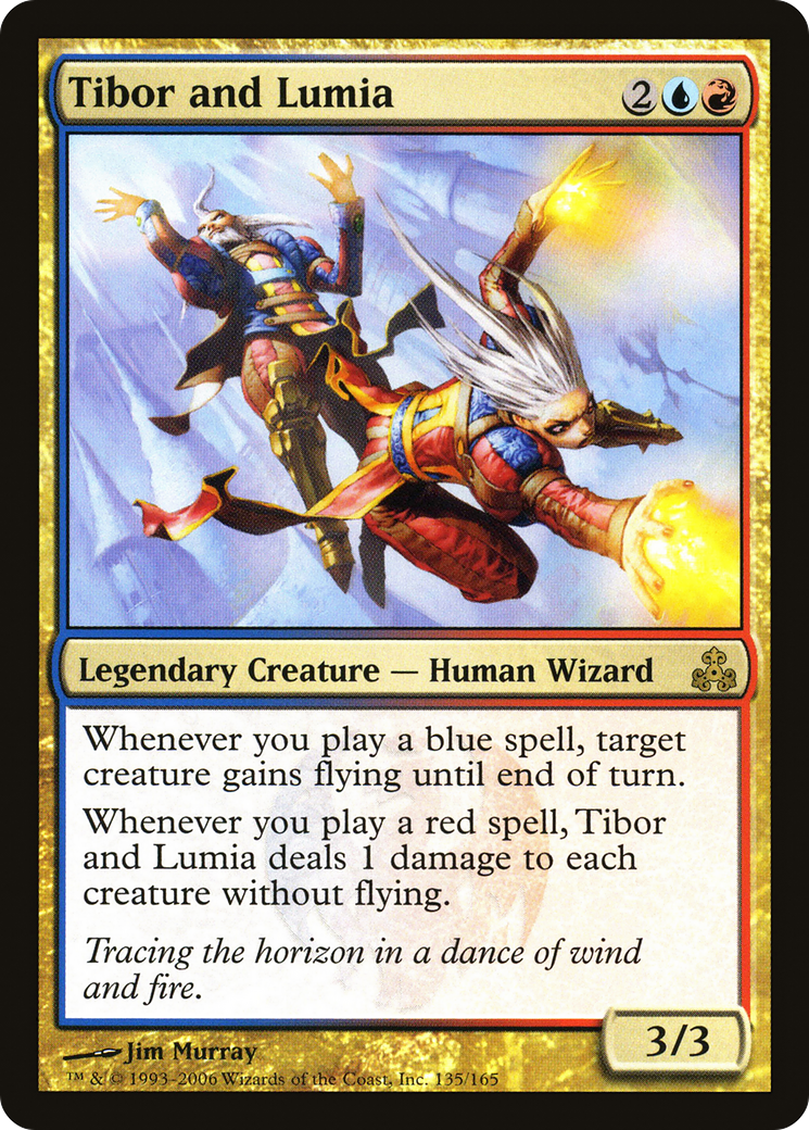 Tibor and Lumia (GPT-135) [Guildpact] Foil