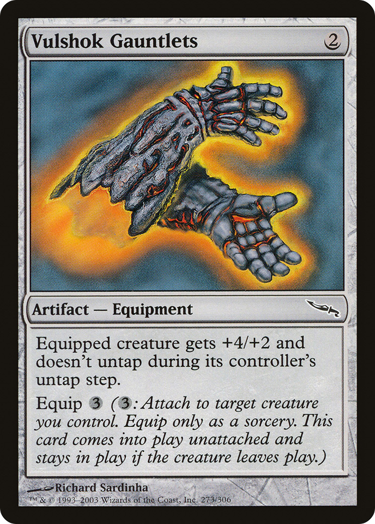 Vulshok Gauntlets (MRD-273) [Mirrodin]
