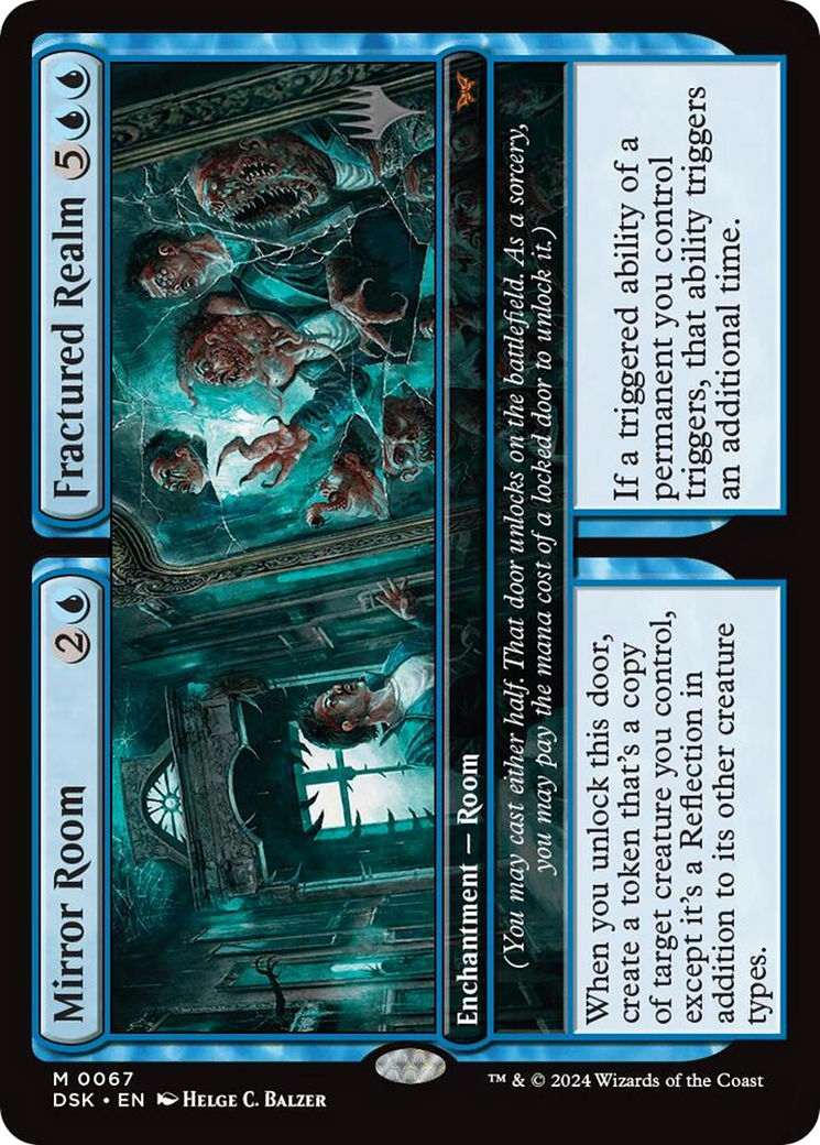Mirror Room // Fractured Realm (PPDSK-067) [Promo Pack: Duskmourn: House of Horror Promos]