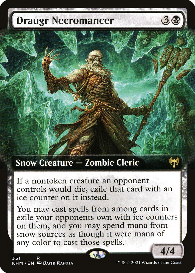 Draugr Necromancer (Extended Art) (KHM-351) [Kaldheim]