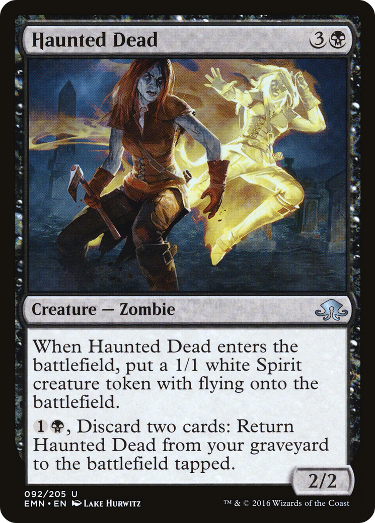 Haunted Dead (EMN-092) [Eldritch Moon] Foil