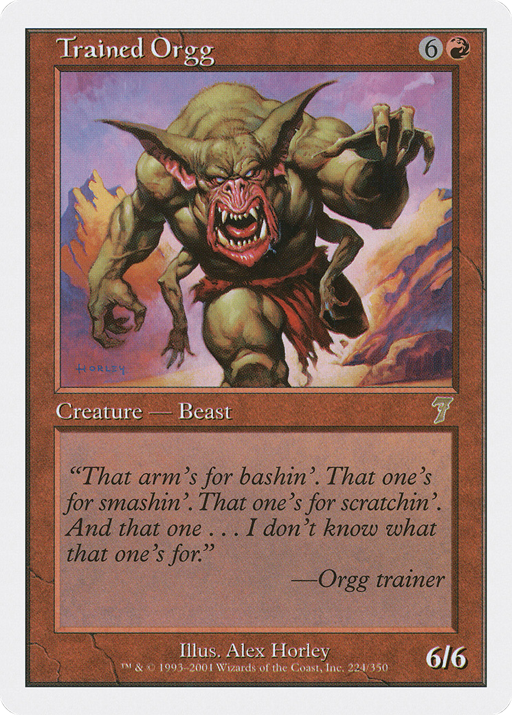 Trained Orgg (7ED-224) [7th Edition]