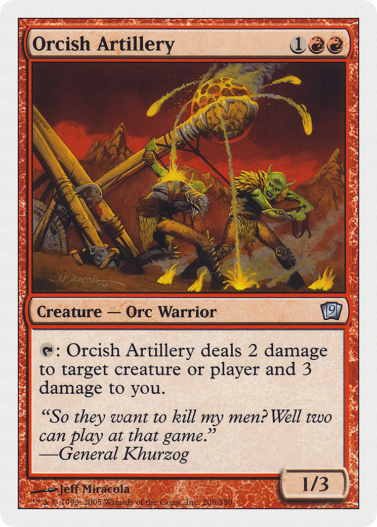 Orcish Artillery (9ED-206) [9th Edition]
