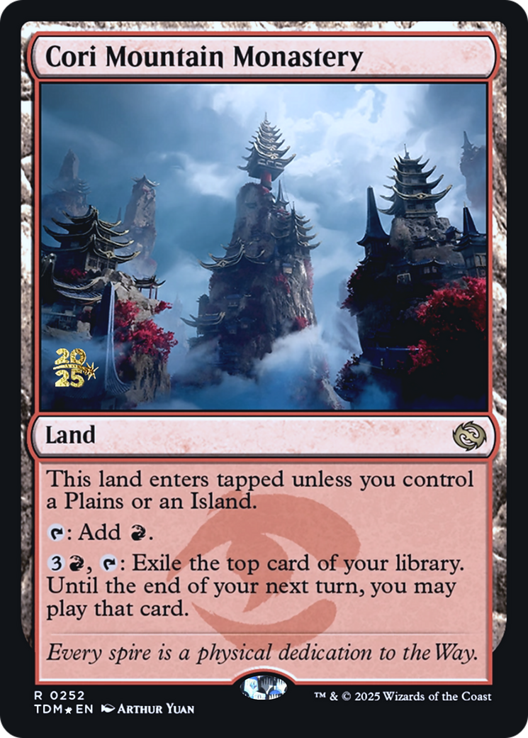 Cori Mountain Monastery (PRE-252) [Prerelease Cards] Foil