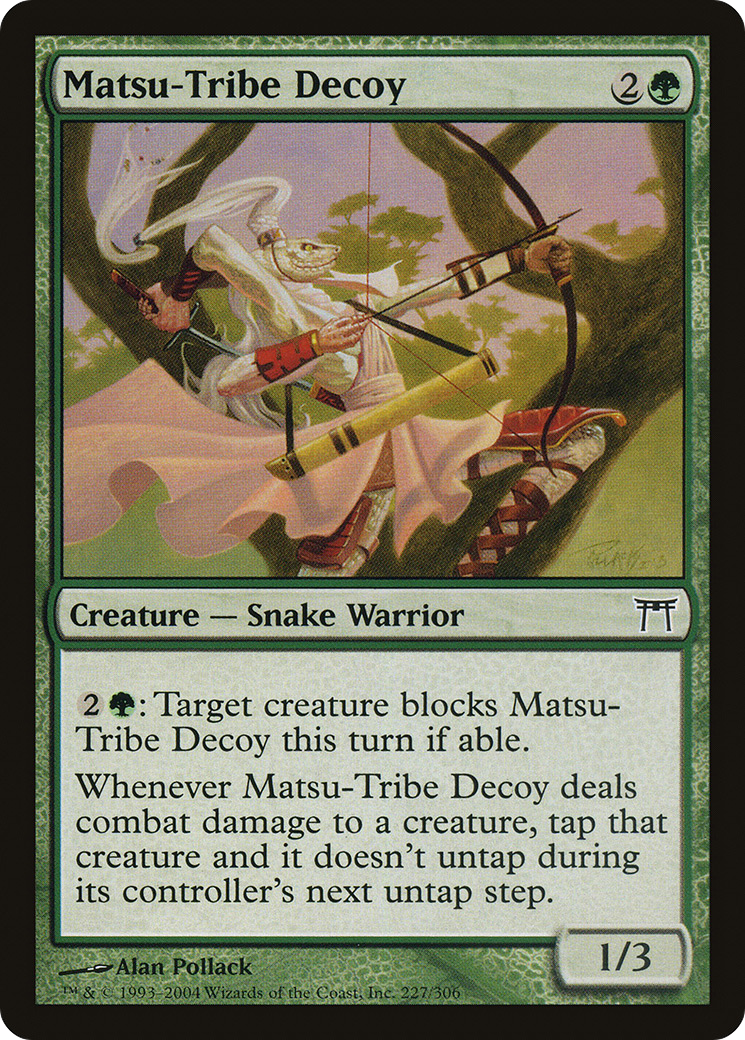 Matsu-Tribe Decoy (CHK-227) [Champions of Kamigawa] Foil
