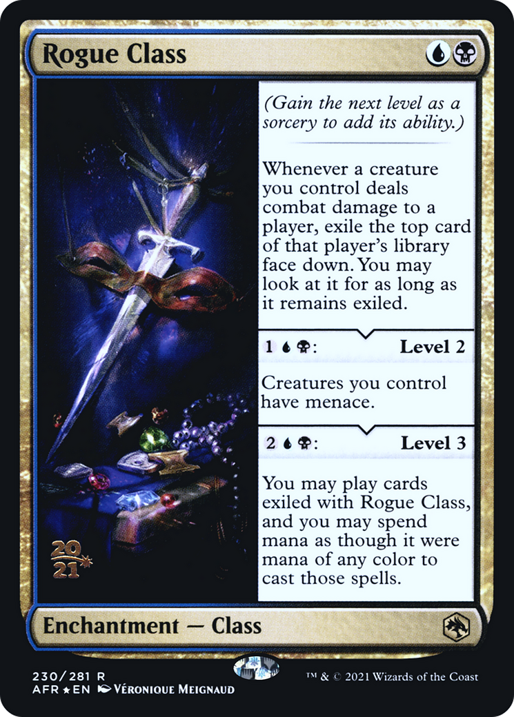 Rogue Class (PRE-230S) [Adventures in the Forgotten Realms Promos] Foil