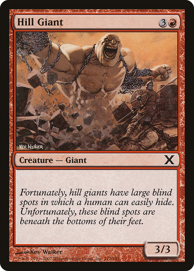 Hill Giant (10E-212) [Tenth Edition] Foil