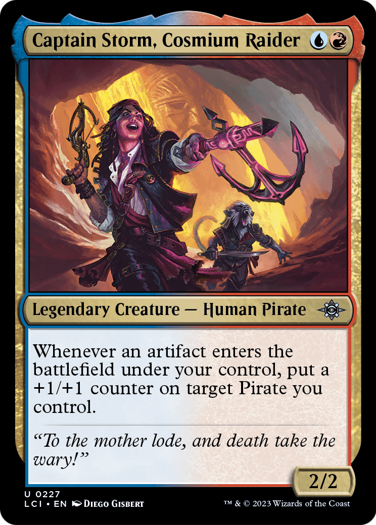 Captain Storm, Cosmium Raider (LCI-227) [The Lost Caverns of Ixalan] Foil