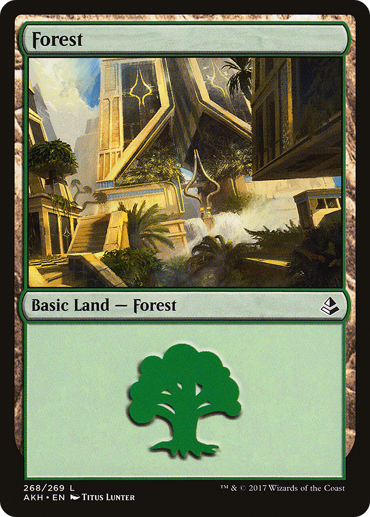 Forest (AKH-268) [Amonkhet] Foil