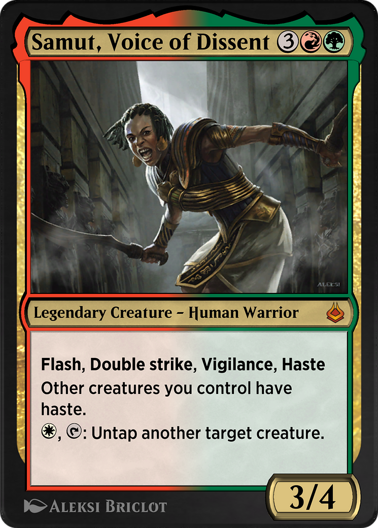 Samut, Voice of Dissent (AKR-258) [Amonkhet Remastered]