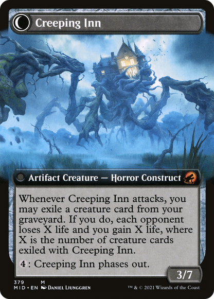 Hostile Hostel (Extended Art) (MID-379) [Innistrad: Midnight Hunt] Foil