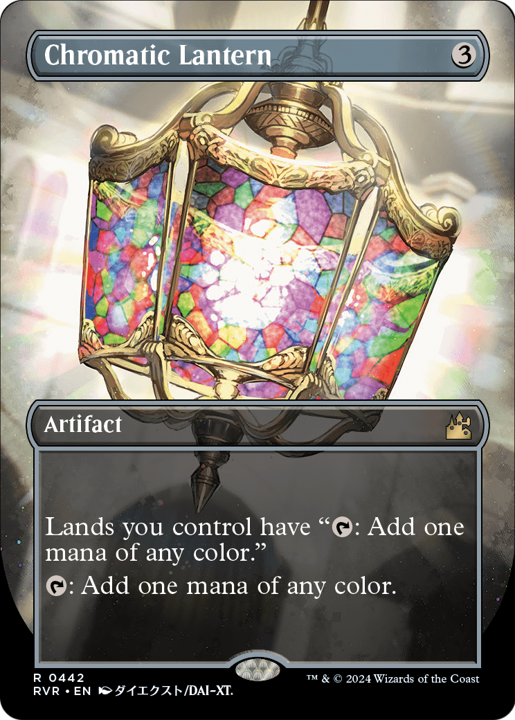 Chromatic Lantern (Anime Borderless) (RVR-442) [Ravnica Remastered] Foil
