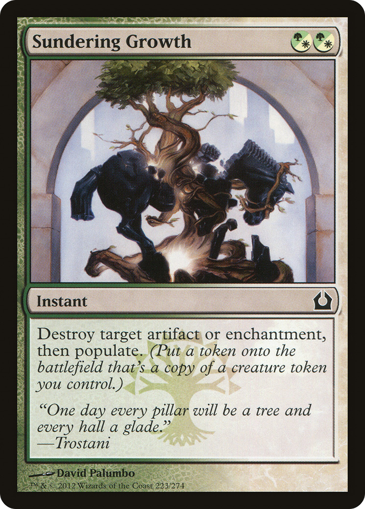 Sundering Growth (RTR-223) [Return to Ravnica]