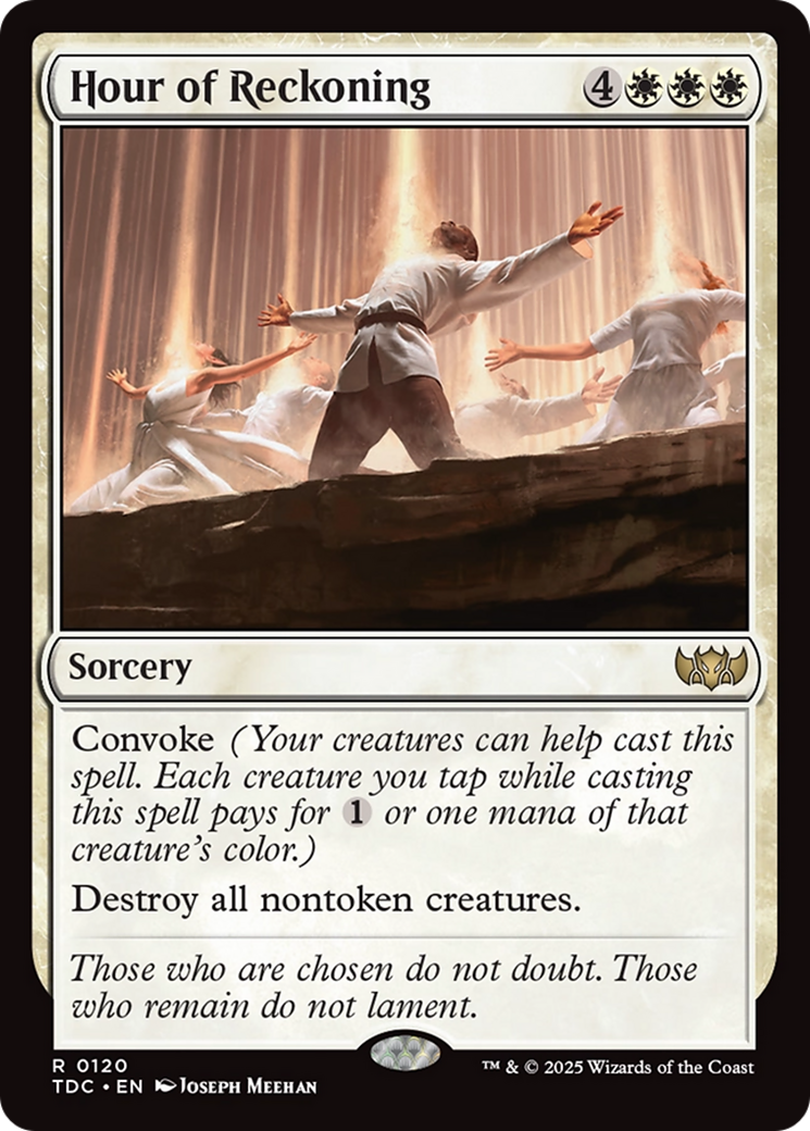 Hour of Reckoning (TDC-120) [Commander: Tarkir: Dragonstorm]