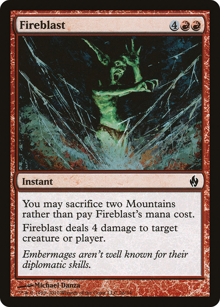 Fireblast (PD2-026) [Premium Deck Series: Fire and Lightning] Foil
