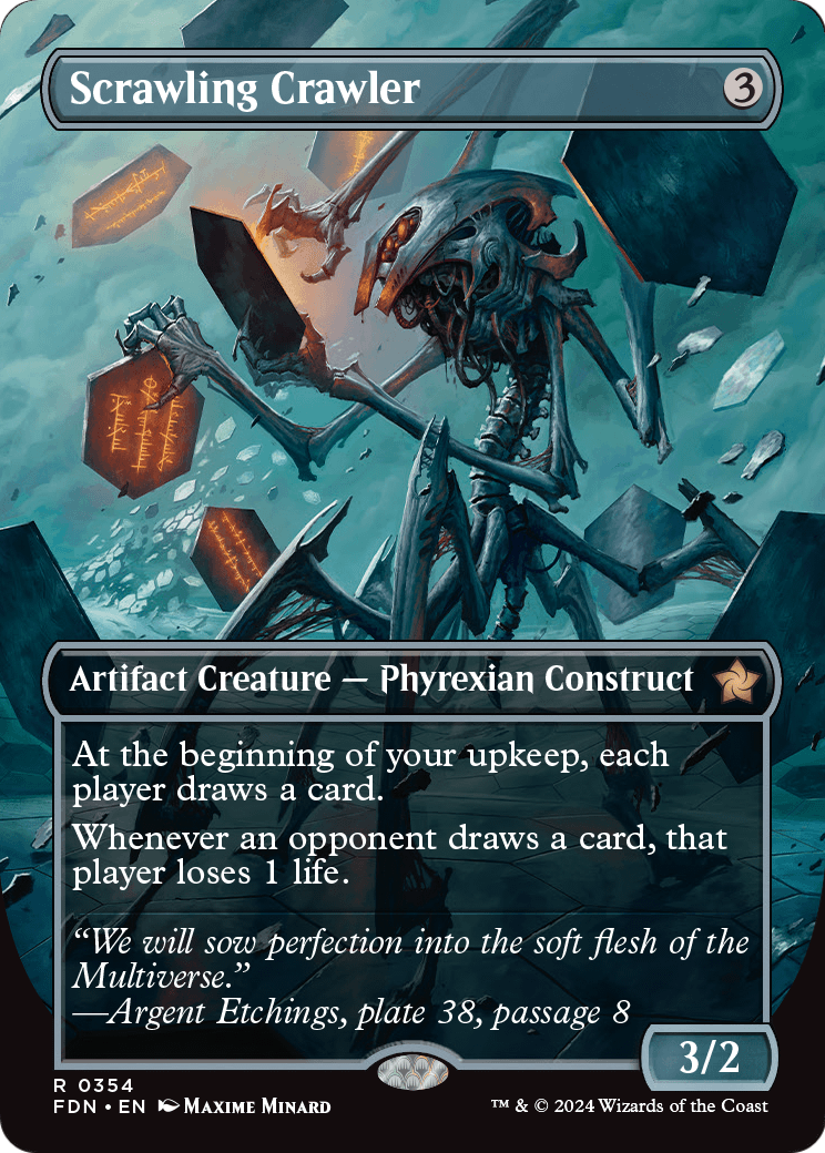 Scrawling Crawler (Borderless) (FDN-354) [Foundations]
