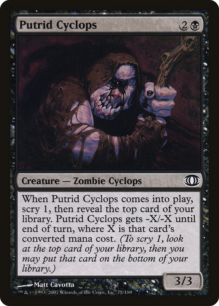 Putrid Cyclops (FUT-075) [Future Sight] Foil